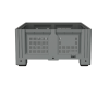 Большой контейнер 1130x1130x580 мм iBOX c перфорированными стенками и дном, на ножках