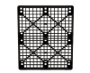 Пластиковый паллет 1200x1000x135 мм перфорированный на ножках с бортиком