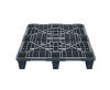 Пластиковый паллет 1200x800x140 мм перфорированный на ножках с бортиком