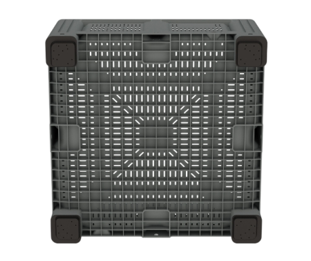 Большой контейнер 1130x1130x580 мм iBOX c перфорированными стенками и дном, на ножках